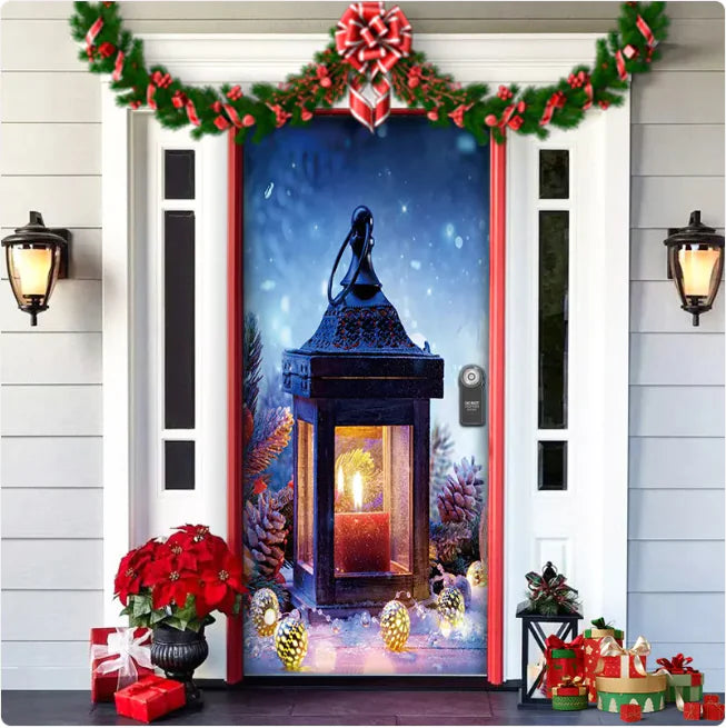 Festive Forest Tapestry Door Decor