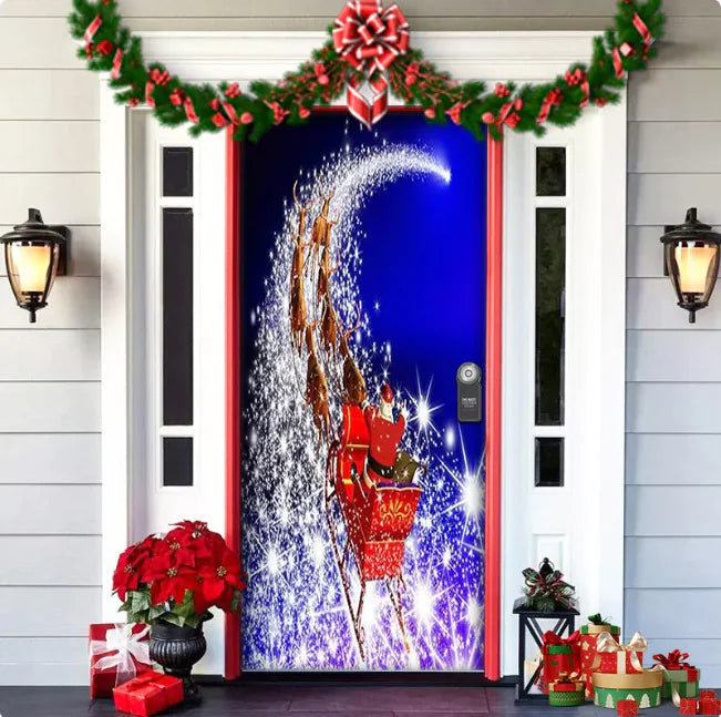 Festive Forest Tapestry Door Decor