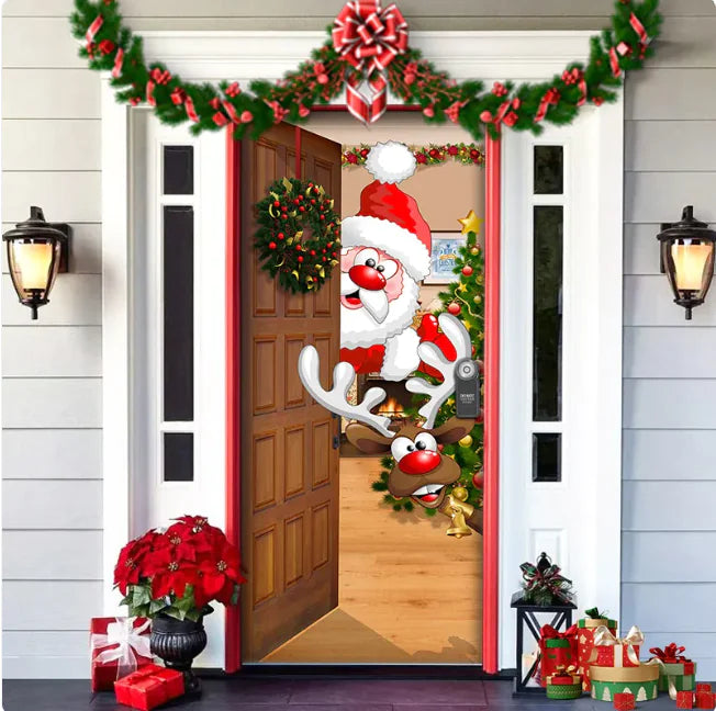 Festive Forest Tapestry Door Decor
