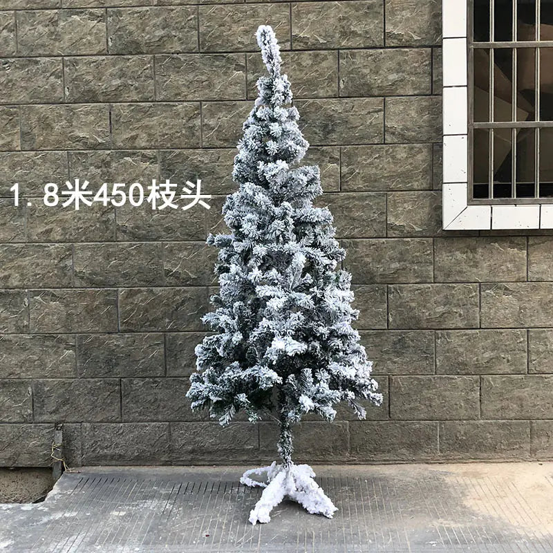High-Quality White Artificial Snow Christmas Tree