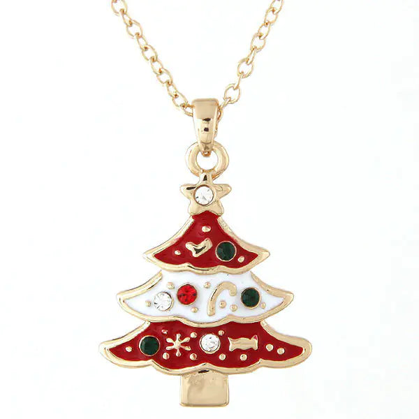 Christmas Tree Necklace Pendant