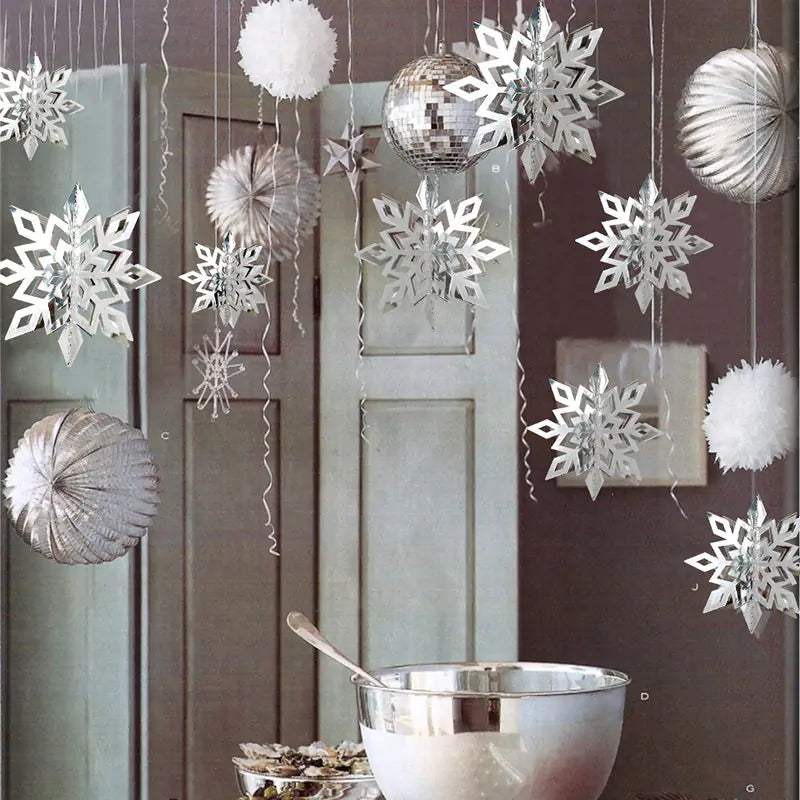 Holiday Magic Snowflake Ornaments