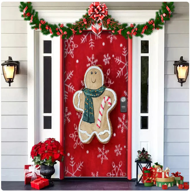 Festive Forest Tapestry Door Decor