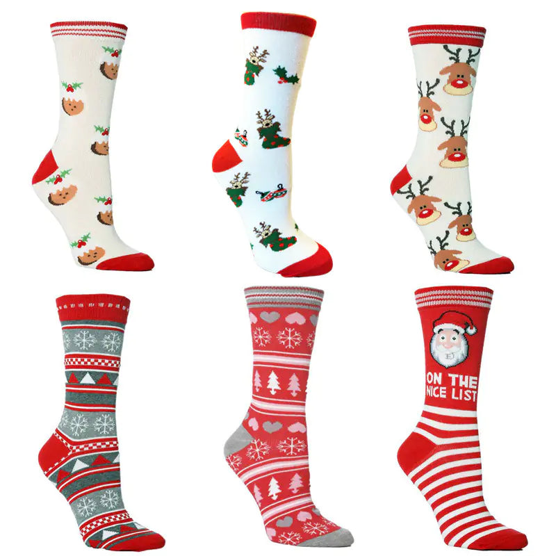 Holiday Cheer Cotton Socks