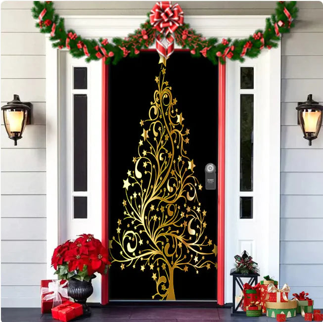Festive Forest Tapestry Door Decor