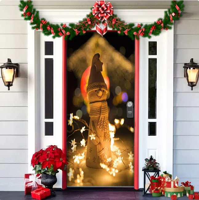 Festive Forest Tapestry Door Decor