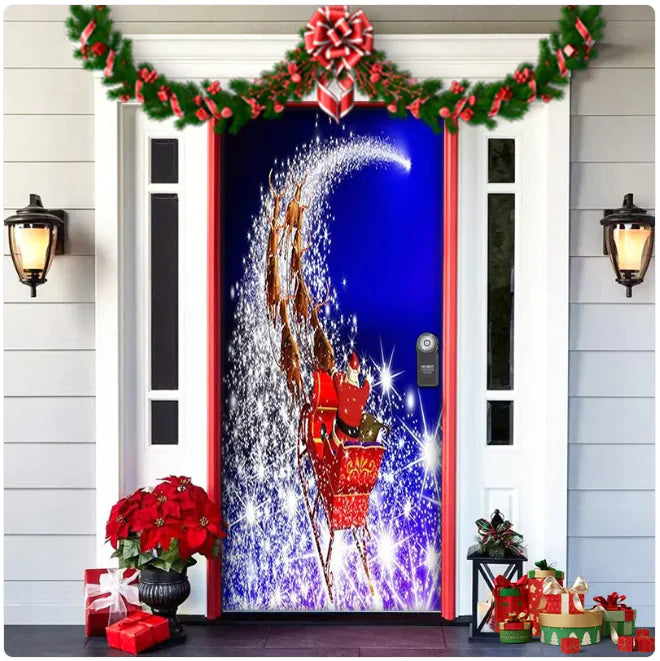 Festive Forest Tapestry Door Decor