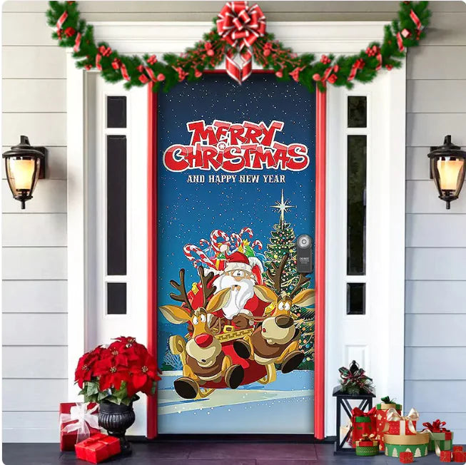 Festive Forest Tapestry Door Decor