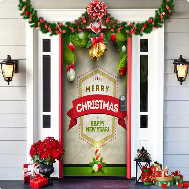 Festive Forest Tapestry Door Decor