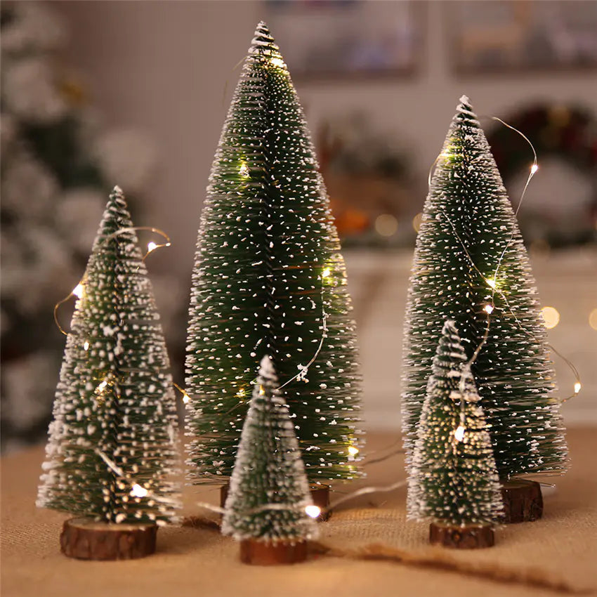 Mini Christmas Tree Desktop Decoration for Home Use