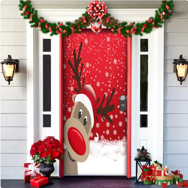 Festive Forest Tapestry Door Decor