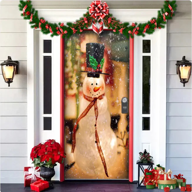 Festive Forest Tapestry Door Decor