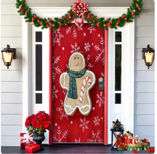 Festive Forest Tapestry Door Decor