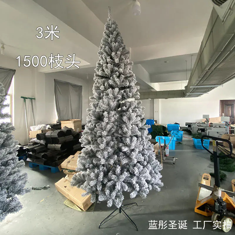 High-Quality White Artificial Snow Christmas Tree